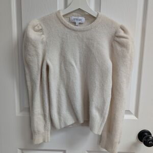 Designer: Derek Lam IO Crosby Ivory Puff Sleeve Sweater